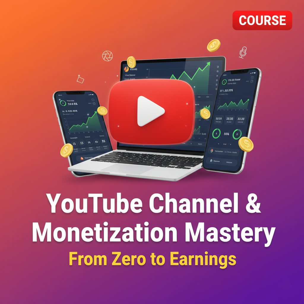 YouTube Channel & Monetization Mastery: From Zero to Earnings